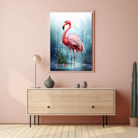The Majestic Flamingo Poster