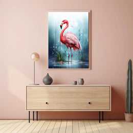The Majestic Flamingo Poster