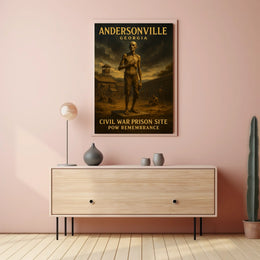 Andersonville Civil War Prison Site Poster
