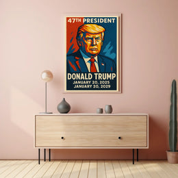 Trump 2025 Patriotic Political or Propaganda Poster