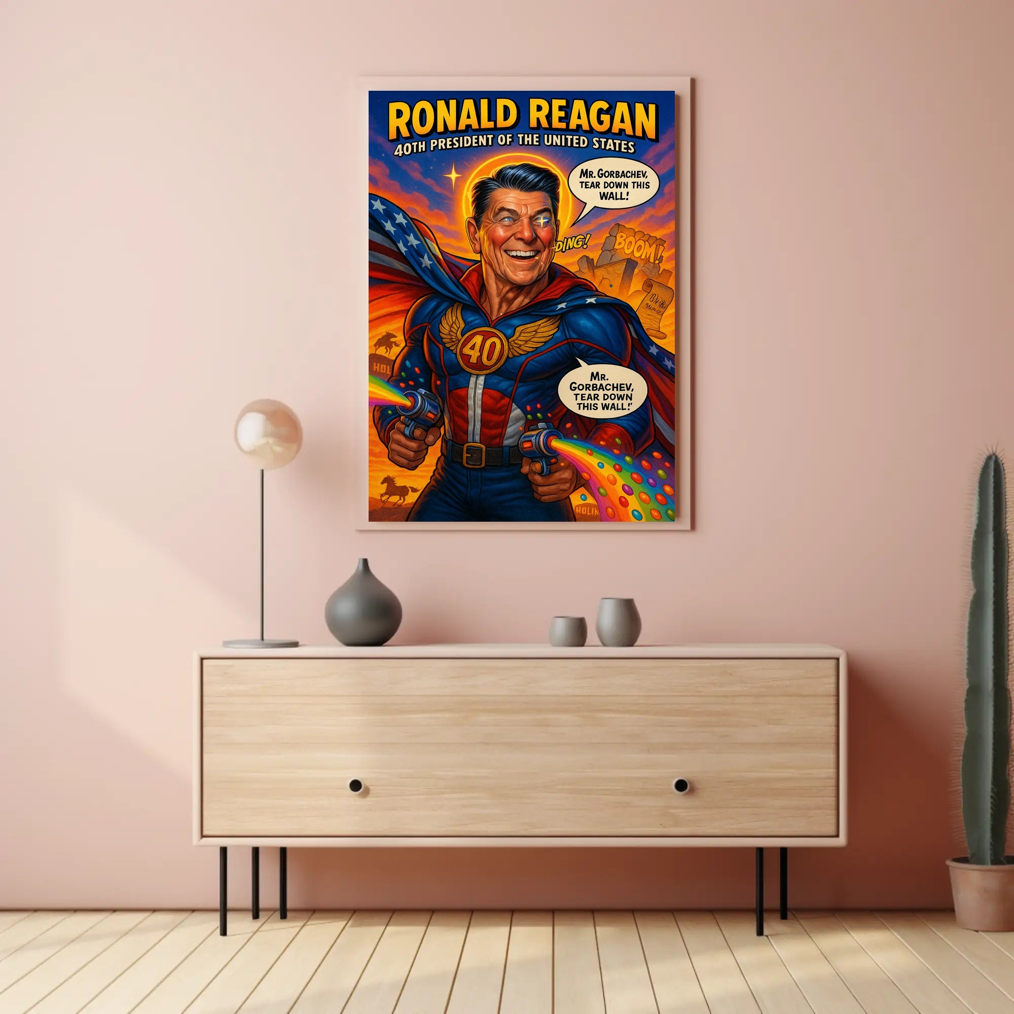 Ronald Reagan – 40th President Poster PosterGoat