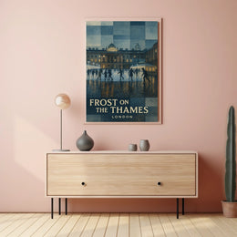 Frost On The Thames Poster