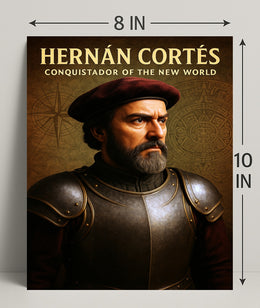 Hernán Cortés Conquistador of the New World Poster PosterGoat