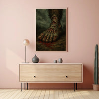 The Monstrous Foot Poster Cityscape Travel Wall Art