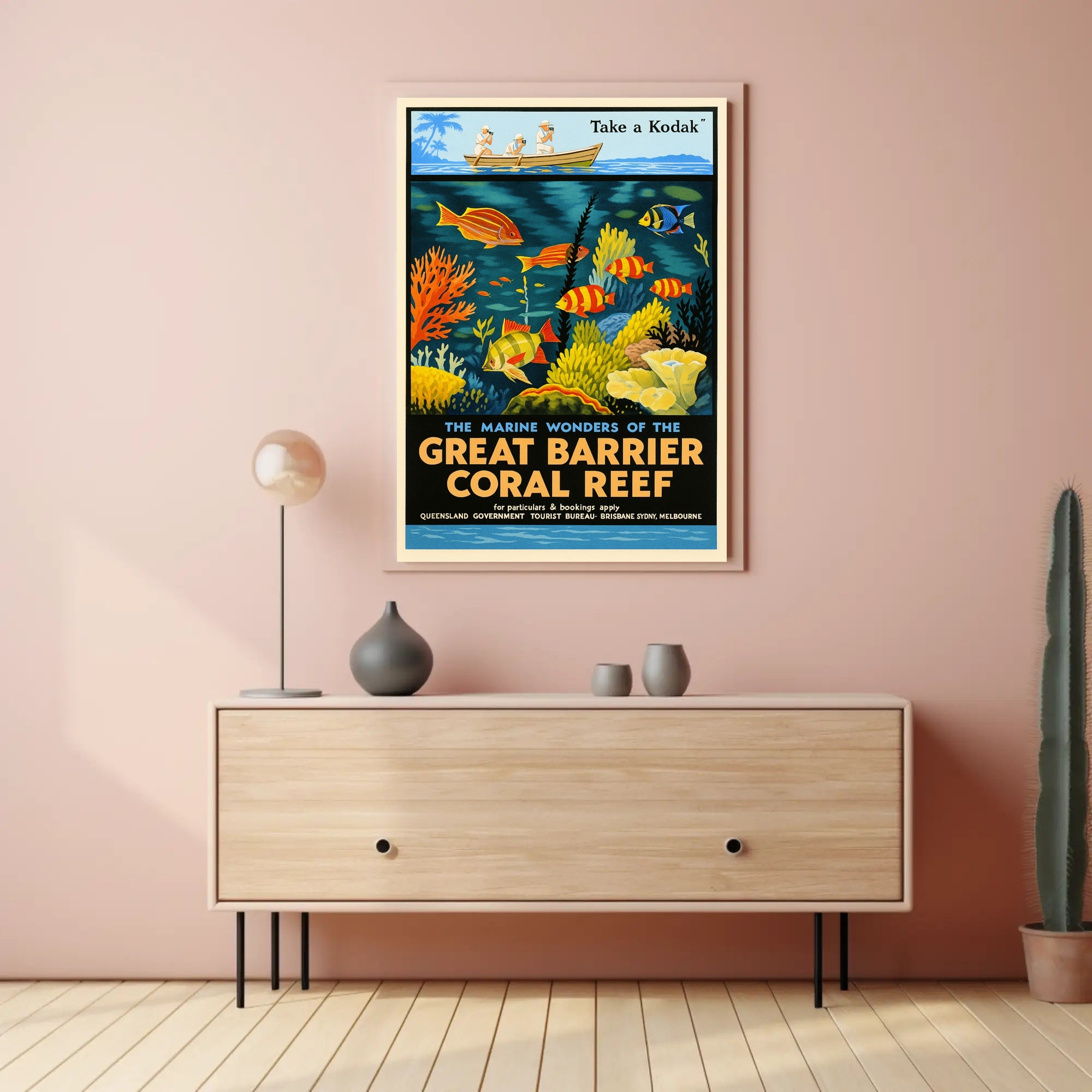 Marine Wonders of the Great Barrier Reef Poster PosterGoat