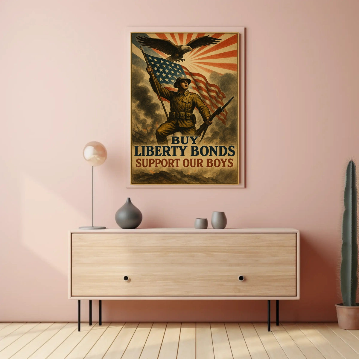 Support Our Boys Buy Liberty Bonds Poster