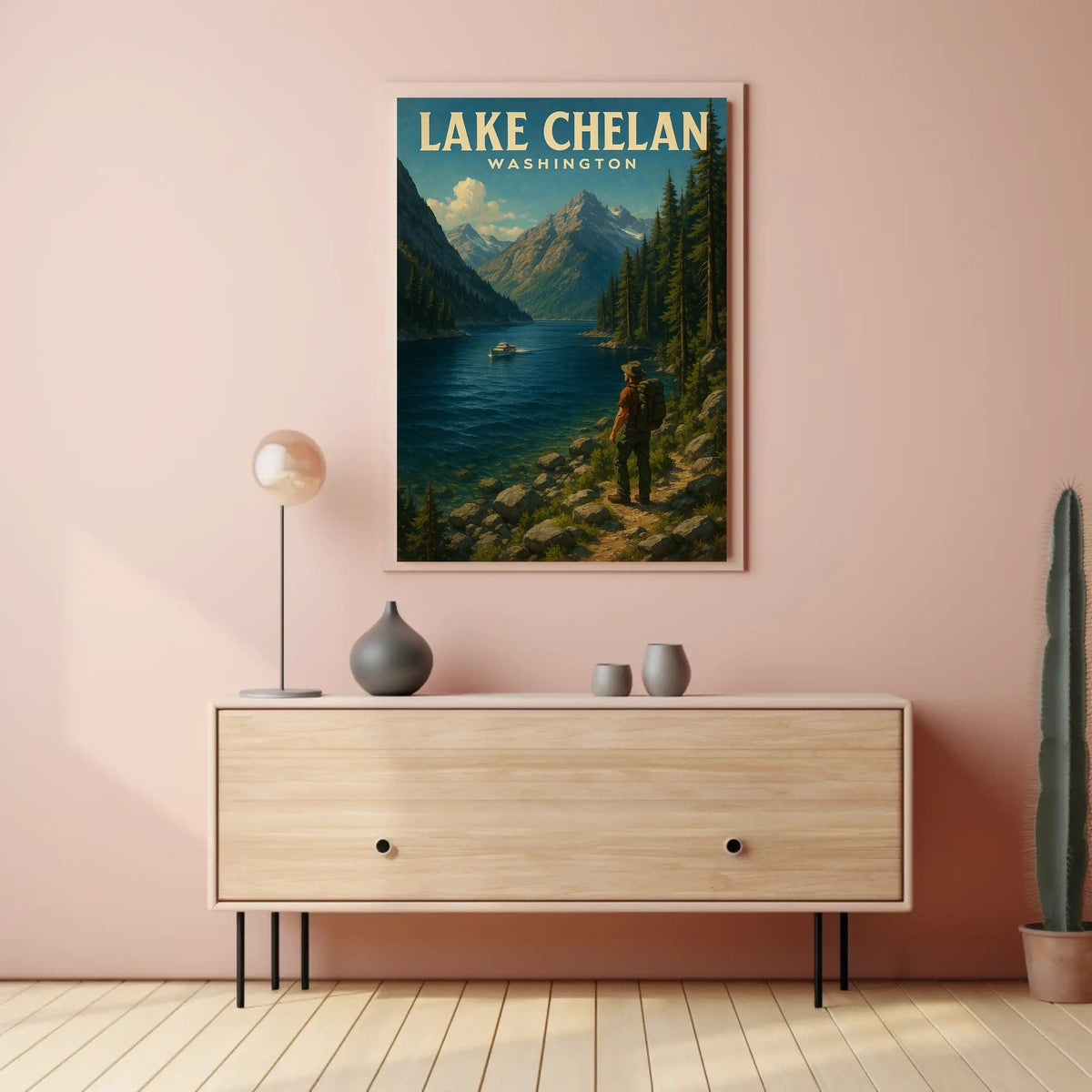 Lake Chelan, Washington Poster