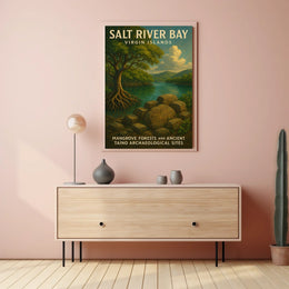 Salt River Bay Virgin Islands Poster