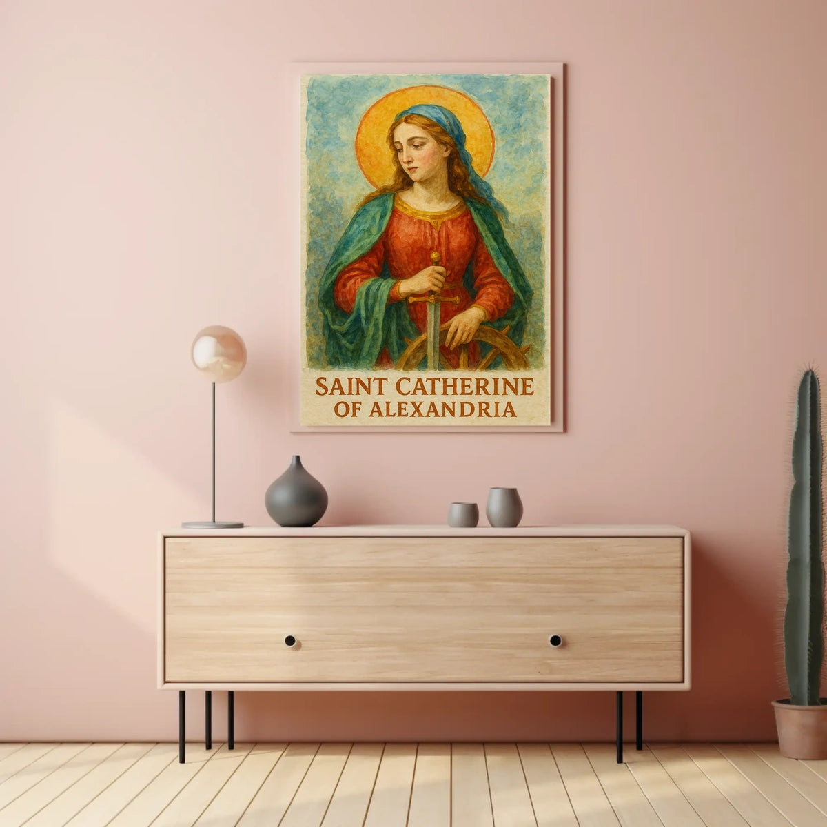 Saint Catherine of Alexandria Poster