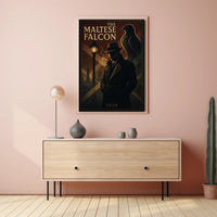 The Maltese Falcon Noir Film Poster Pop Culture Poster
