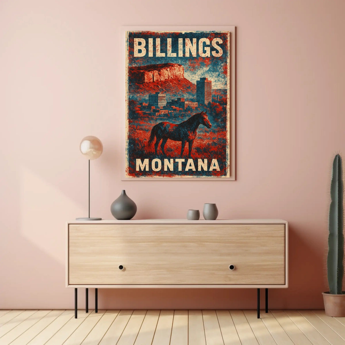 Billings, Montana A Scenic Tribute Poster