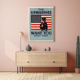 The U.S. Marines Recruitment Poster PosterGoat
