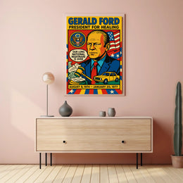 Gerald Ford President for Healing Poster PosterGoat