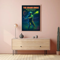 The Grand Swing Tennis Event Sports Poster