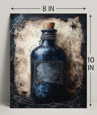 Mysterious Potion Bottle Poster