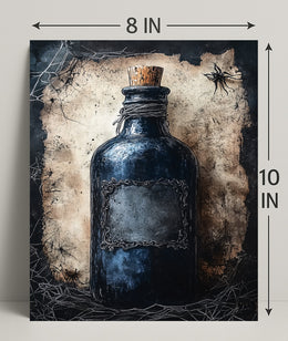 Mysterious Potion Bottle Poster