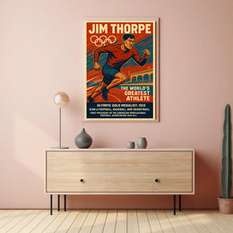 Celebrating Jim Thorpe Worlds Greatest Athlete Jim Thorpe Poster