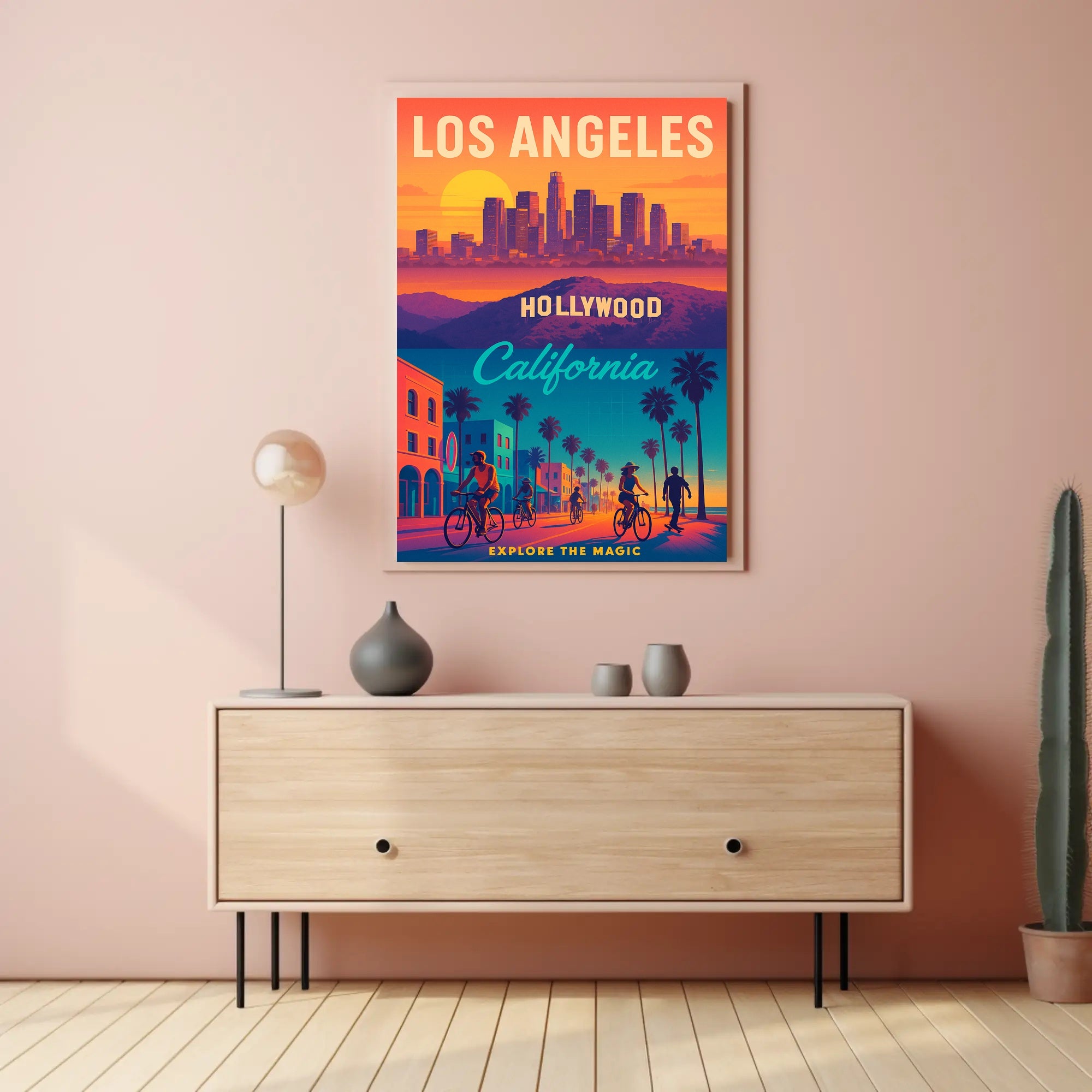 Explore the Magic of Los Angeles Poster PosterGoat