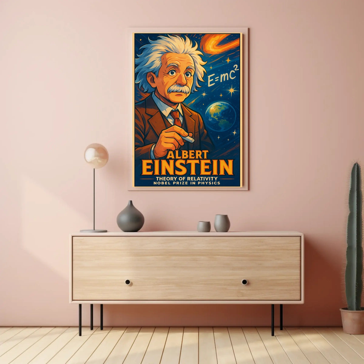 Albert Einstein Theory Of Relativity Poster