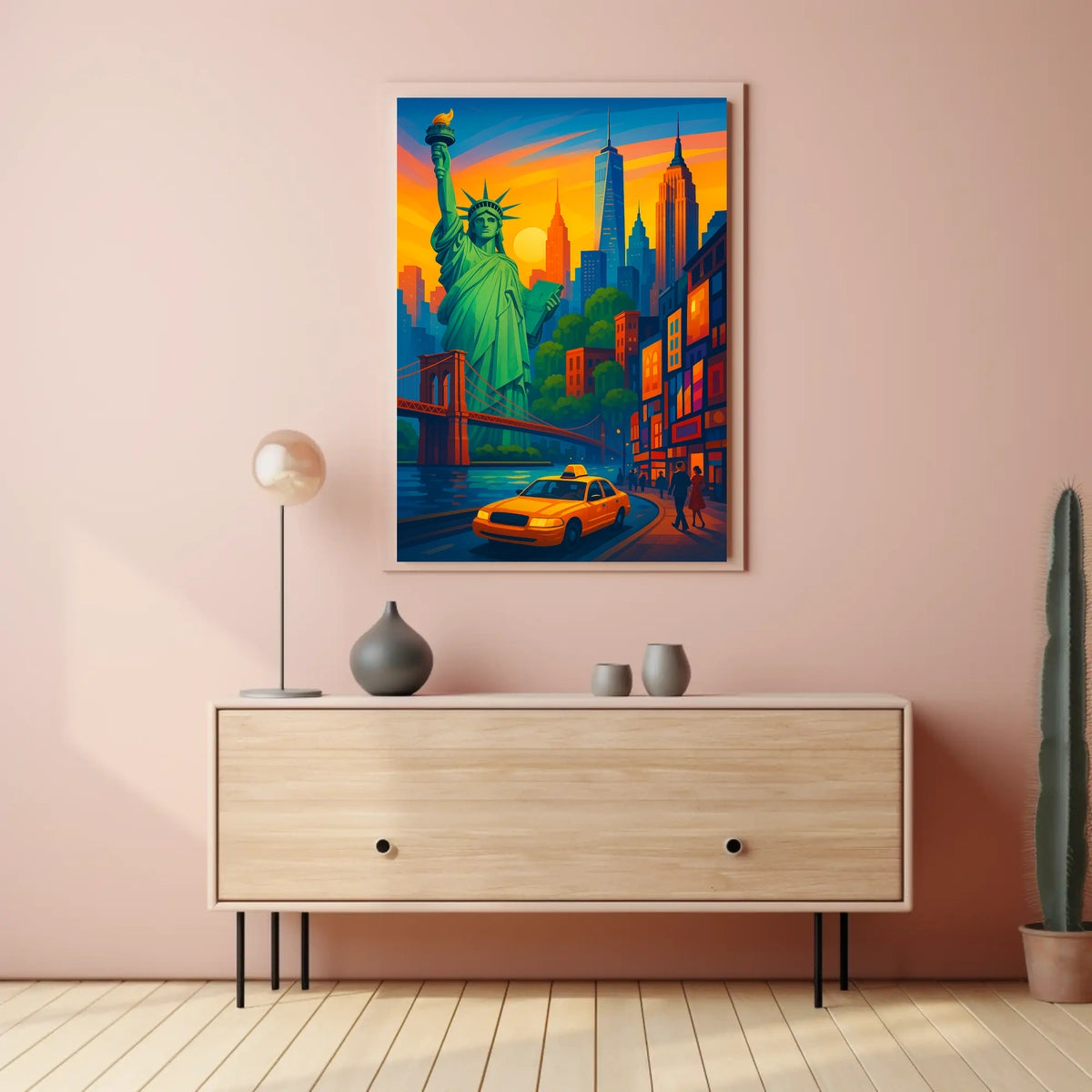 Vibrant New York Cityscape