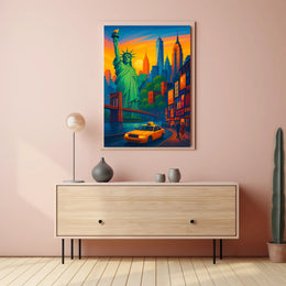 Vibrant New York Cityscape