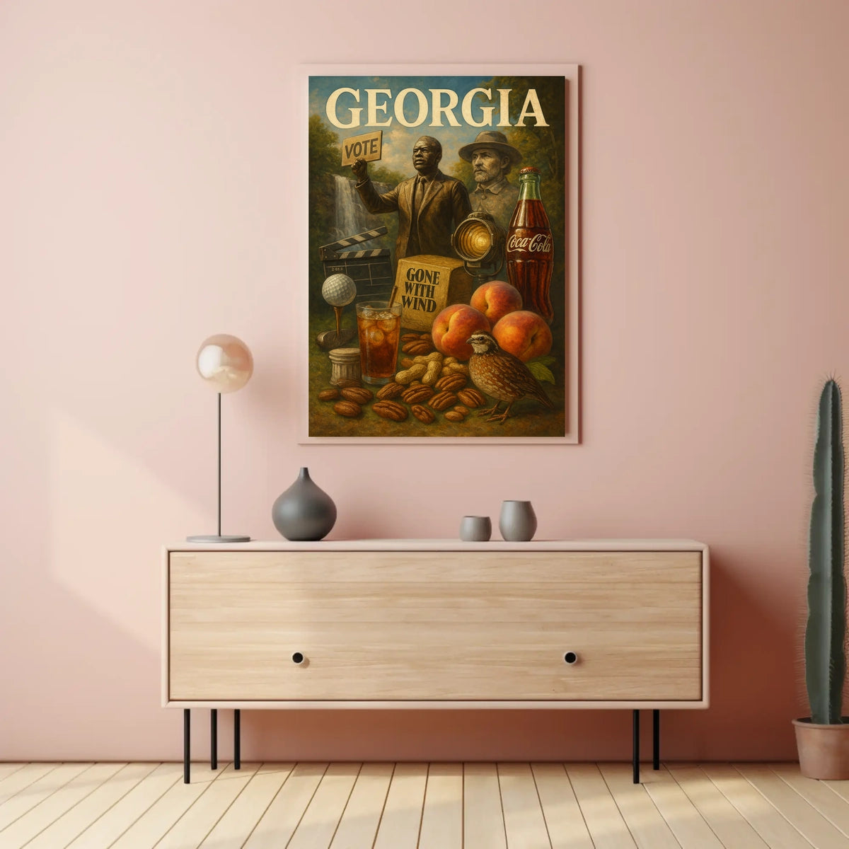 Georgia Heritage Montage Poster