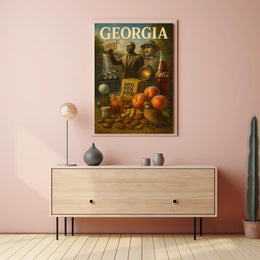 Georgia Heritage Montage Poster