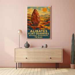 Alibates Flint Quarries National Poster