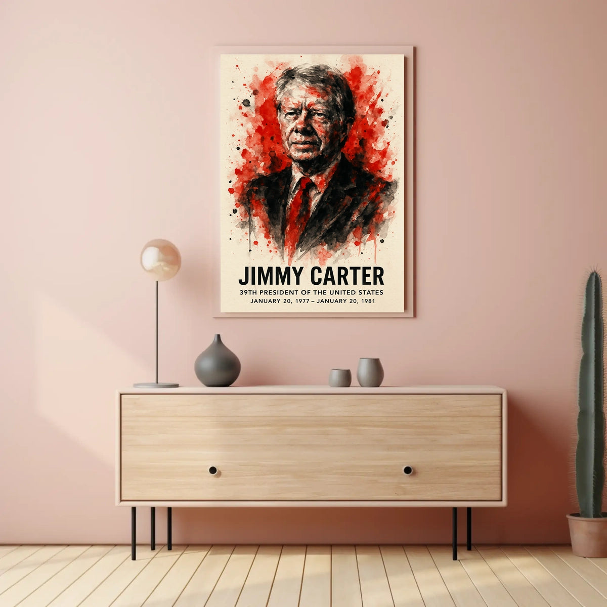 Jimmy Carter 39Th President Poster
