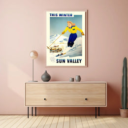 Sun Valley Winter Adventure Poster