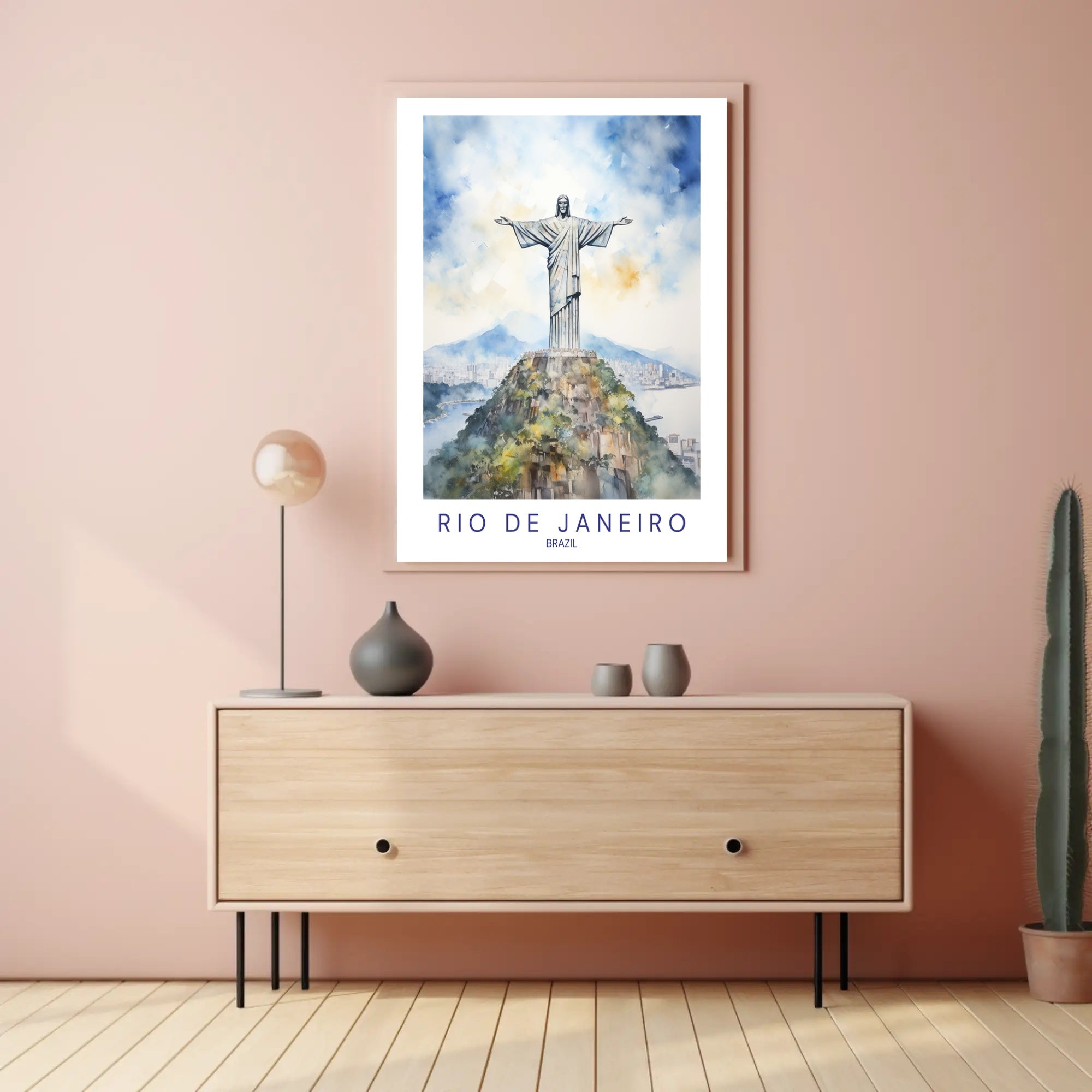 Iconic View of Rio de Janeiro Poster PosterGoat