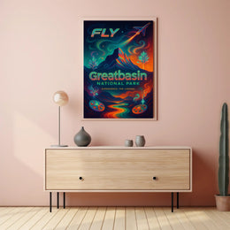 Fly to Great Basin National Park Poster