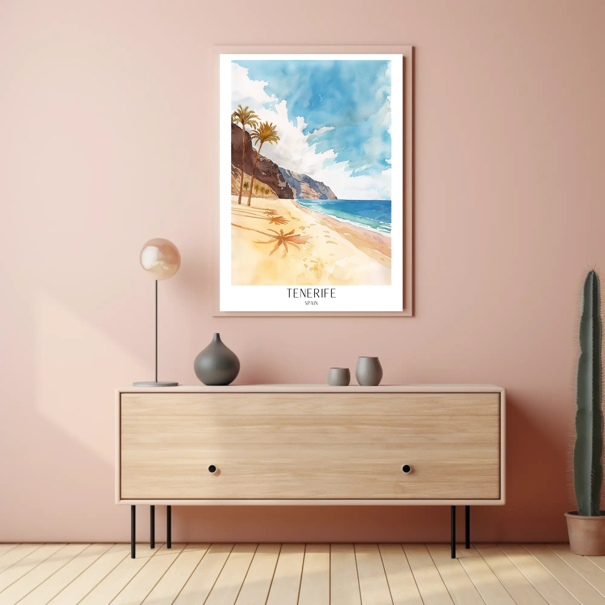 Tenerife Beachscape Poster PosterGoat