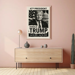 Patriotic Leadership Campaign Poster for Presidential Election