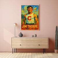 Jim Thorpe Athletic Icon Poster