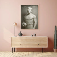 Tribute to a Legendary Athlete Jim Thorpe Poster