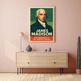 James Madison 4th President Poster
