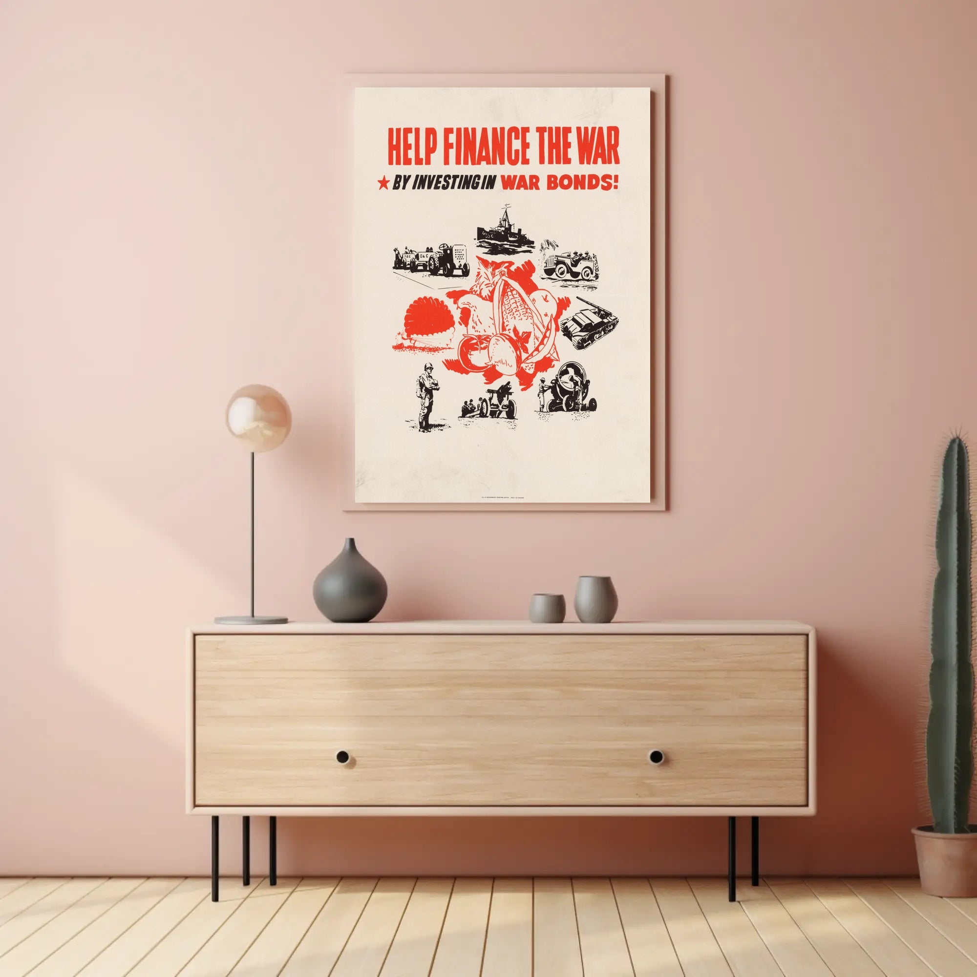 Support the War Effort Poster PosterGoat