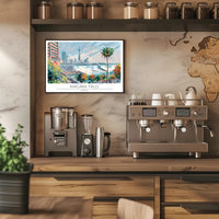 Vibrant View of Niagara Falls Poster PosterGoat