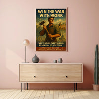 World War II Labor Contribution Poster
