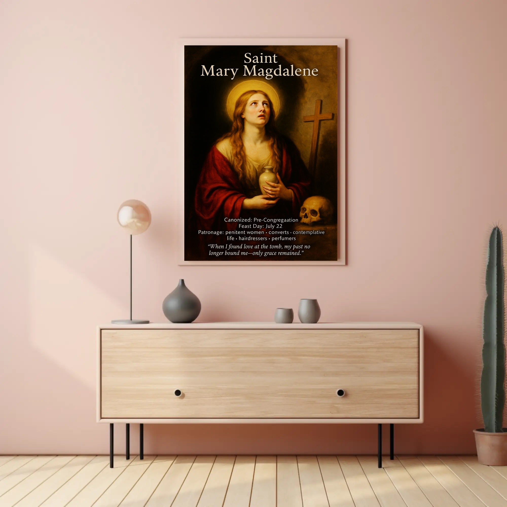 Saint Mary Magdalene Poster PosterGoat