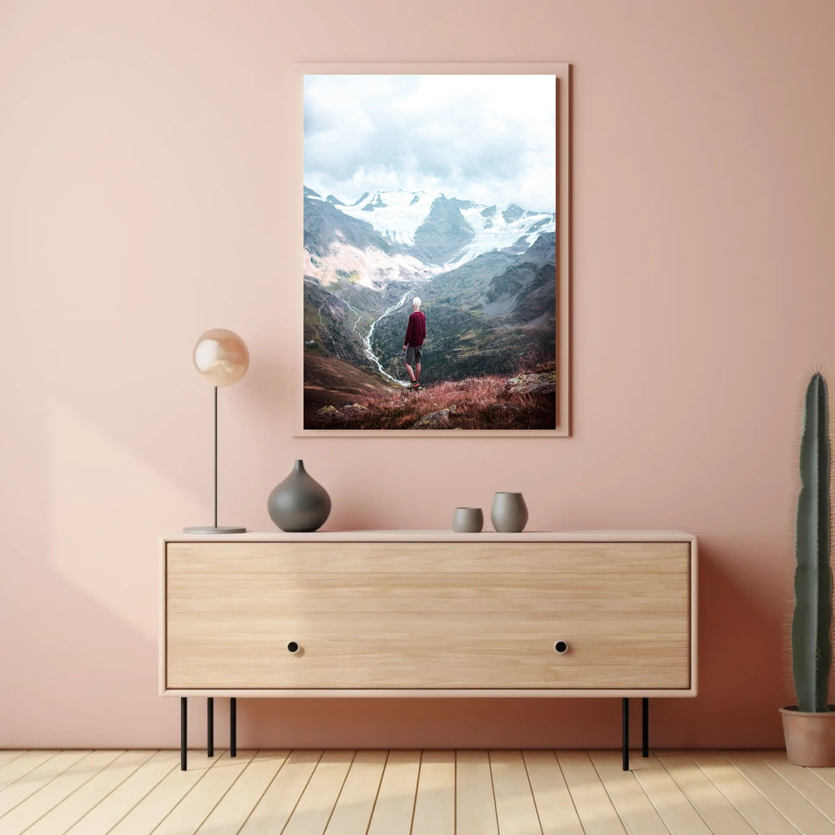 Majestic Mountain View Poster