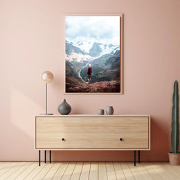 Majestic Mountain View Poster