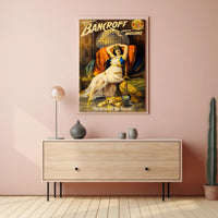 Vintage Theatrical Poster with Exotic Oriental Mystique