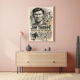 Jim Thorpe Legendary Athlete Poster
