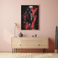 Warrior On Horseback Poster