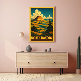 North Dakota Landscape Poster