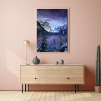 Yosemite Valley Winter Serenity National Park Poster