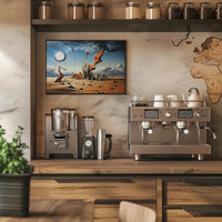 Timeless Desert Dreamscape: Abstract or Artistic Poster