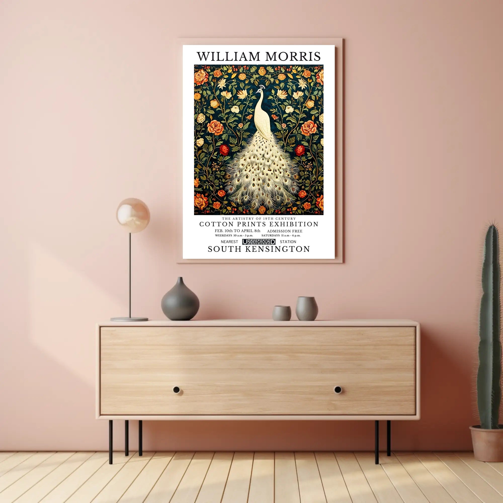 William Morris Vintage Floral Artistic Poster